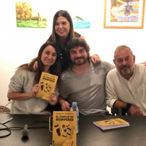 2019-10-28 Presentació del llibre "El coraje de romperse" d'Alberto Simoncini i pròleg de Marta Edo professora del CEFP Núriaa. 